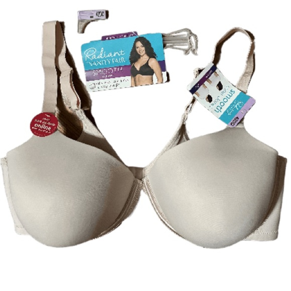 NWT Vanity Fair Radiant Smooth Support Full Figure bra Size 42DD